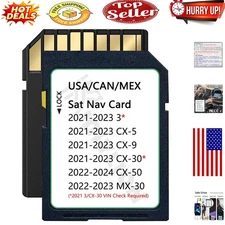 Latest 32GB Navigation SD Card for Mazda 3/CX-5/CX-9/CX-30 with 2023 Maps