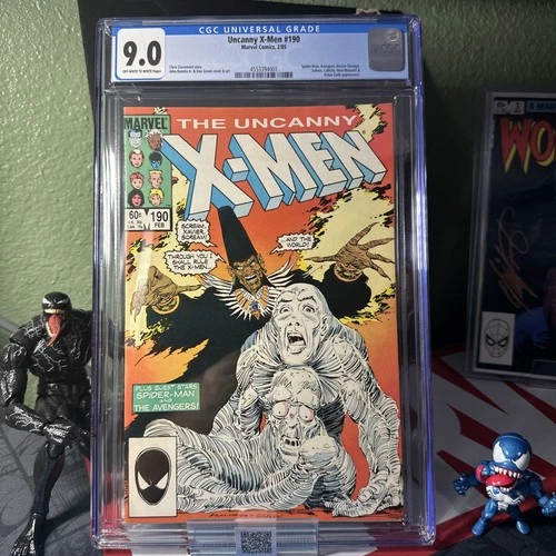 The Uncanny X-Men #190 CGC 9.0 Grade (February 1985) ❌