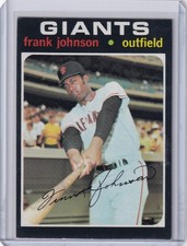 1971 Topps Baseball #128 Frank Johnson - San Francisco Giants