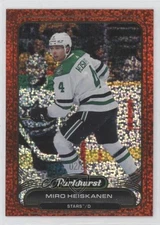 2023 Upper Deck Parkhurst Red Patterned Foil Achievement 2/25 Miro Heiskanen 1q2