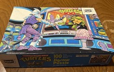 VTG 1987 Teenage Mutant Ninja Turtles TMNT 100-Piece Jigsaw Puzzle Complete