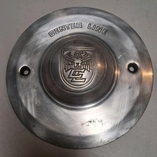 Center Line Wheels Polished Custom Wheel Center Cap Aluminum 8.25 Inch Diameter