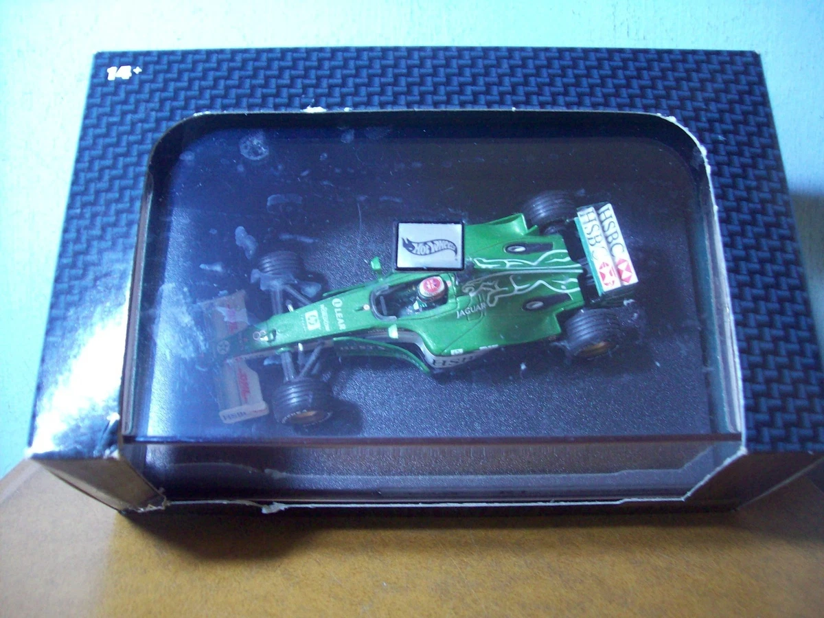 F1 Hot Wheels Racing 1/18 Jaguar Pedro De La Rosa 50195 diecast car