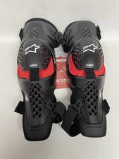 Alpinestars SX-1 Plasma Knee Guards - Size Large/XL - Black/Red