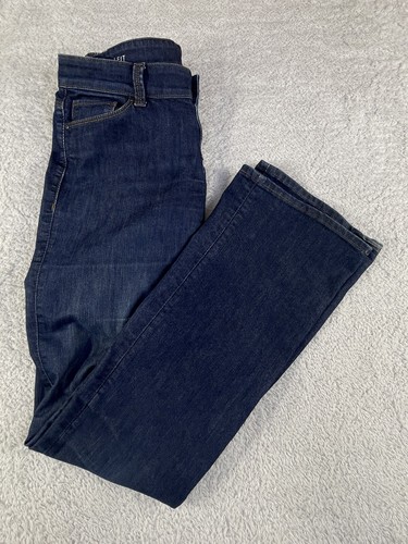 Ann Taylor Women's Denim Modern Fit Jeans Size 0 Dark Wash Straight Leg - Picture 11 of 11