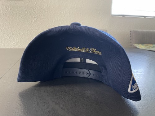 Cappello Indiana Pacers Mitchell & Ness NBA Snapback NBA50 Patch Oro Sotto Visiera - Foto 2 di 4