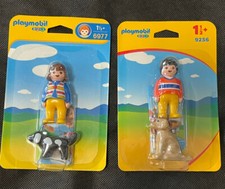 Playmobil 1.2.3. First Smile Woman Pies 6977 Mężczyzna Kot 9256