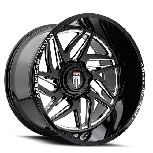 4New 24" American Truxx AT1917 Goliath Wheels 24x14 6x135/6x5.5 76
