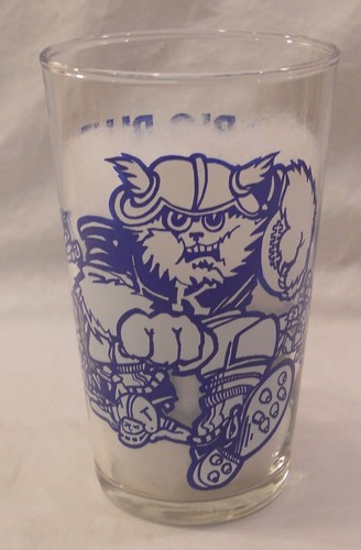 Vintage 1978 Kentucky Wildcats Football Schedule Glass - 第 1/2 張圖片