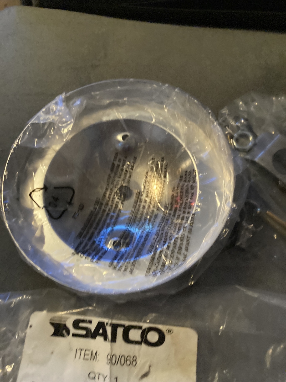 Satco 90-068 Chrome Finish Canopy Kit 5" DIA