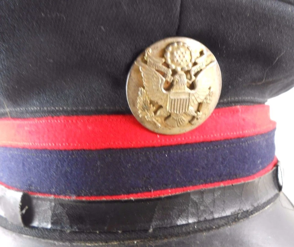 De Colección Vestido Sombrero Negro con Bandas Rojas Insignia Cincinnati Relalix Co Música? ¿Disfraz? Foto 4 de 4