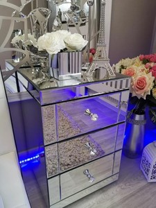 Table De Chevet Miroir Luxury Prestige Neuve Sous Emballage Ebay