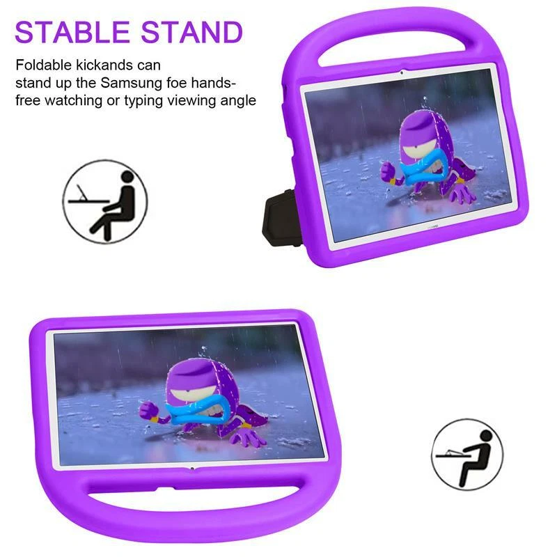 Huawei MediaPad T5 10.1 Shockproof Protective Case Kids Heavy Duty Stand Cover - Image 3 of 4