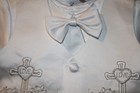 Baby Boy BAPTISM/CHRISTENING Blessing 5 Pcs White SUIT OUTFIT SET 18 Mos NEW Vtg — photo 4