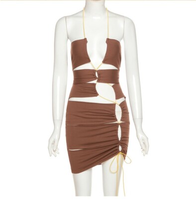 nookie halter dress NOOKIE CHIARA Halter Gown main image 1