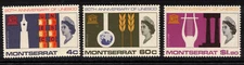 MONTSERRAT Scott 186-8 Stanley Gibbons 187-9 Mint NH