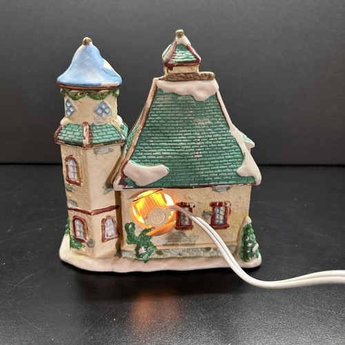 Enchanted Christmas Village The Toy Shop Lighted Porcelain Holiday Decor - Picture 3 of 5