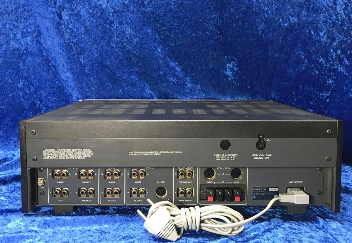 Amplificador REVOX B750 MKI - 1 AÑO de garantía