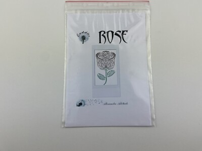 Alessandra Adelaide rose flower Cross Stitch Pattern