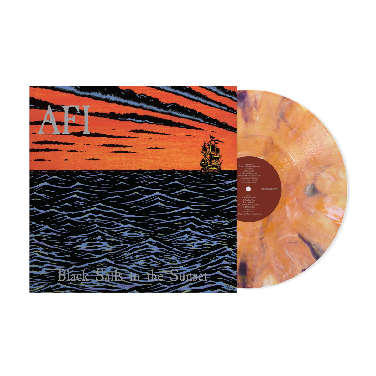 AFI - Black Sails In The Sunset - 🟠 Tropical Sunset LP Vinyl