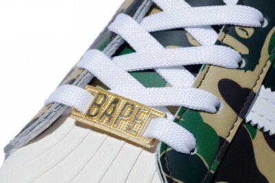 Bape x Adidas Superstar 80s Bape ABC Camo Green GZ8981 Size 7.5-11