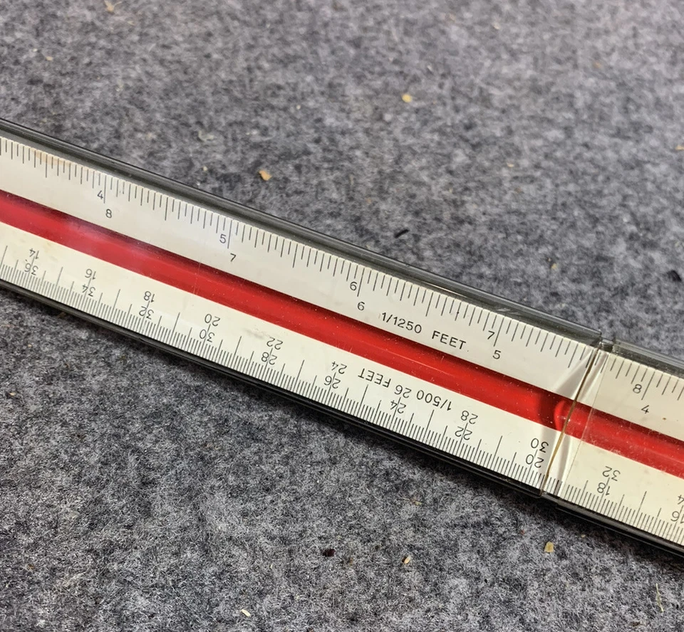 castell 883 z5 architect engineering triangular ruler - Image 3 of 4