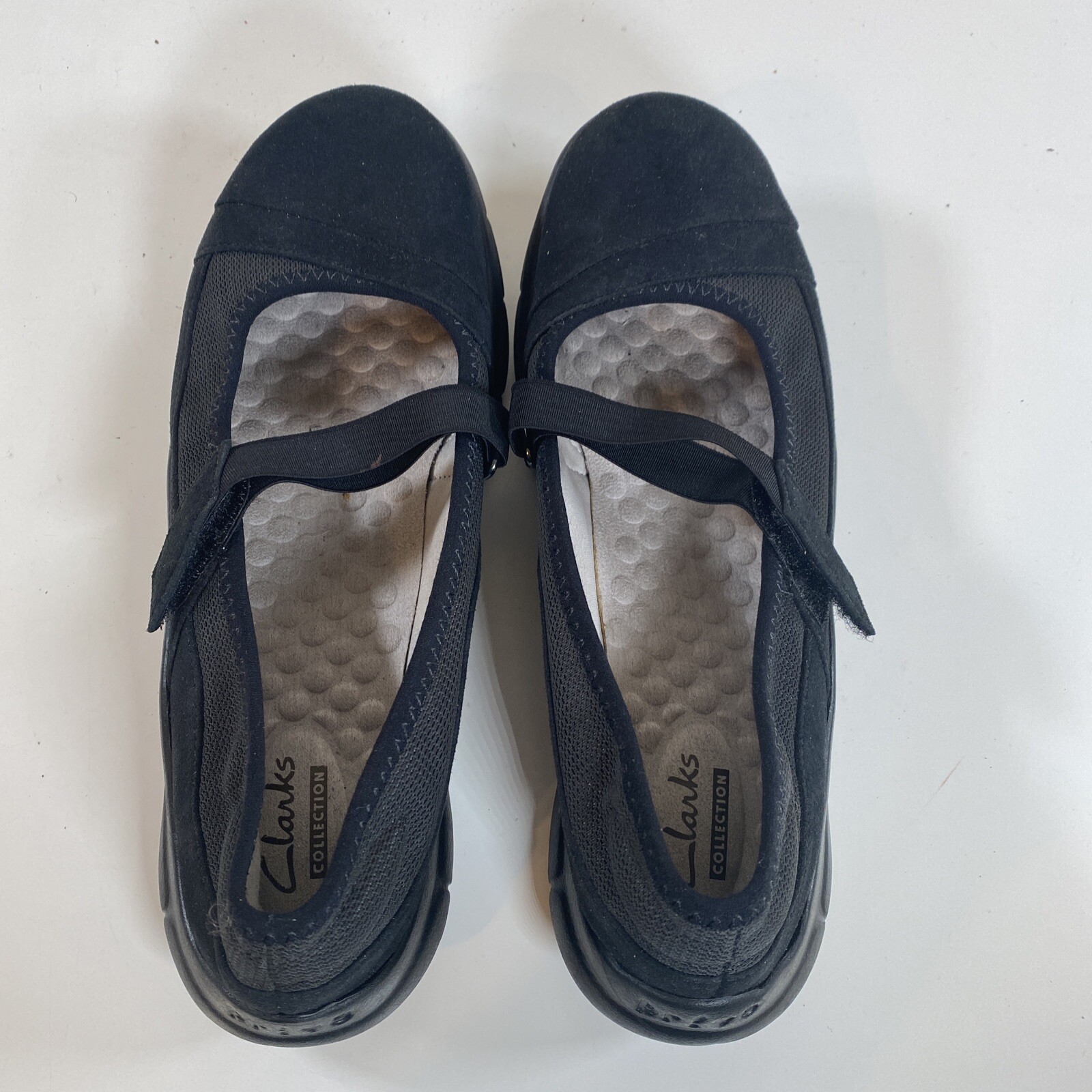 Women Clarks Collection size 6.5 Channing Penny Black Leather Shoes | eBay