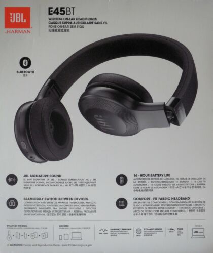 JBL Harman E45BT Wireless on-ear headphones New - Picture 4 of 5
