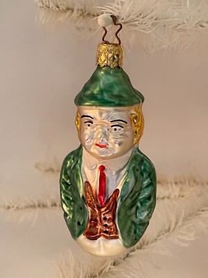 6 Vintage Inge Old World Christmas -Feather Tree Baby Ornaments