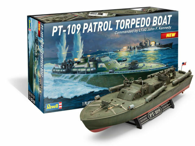 Revell PT-109 パトロール魚雷艇 1/72 Amazon.com: REVELL Set Patrol Torpedo Boat PT-109
