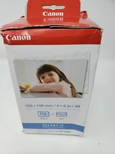 Canon KP-108IN Selphy 4x6 Color Ink Paper Set 108 Sheets with 3 Toners 3115B001