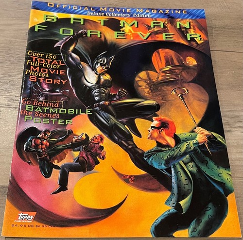 Topps Batman Forever Official Movie Magazine Deluxe Collectors Edition June 1995