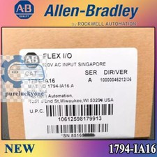New Factory Sealed AB 1794-IA16 SER A Flex I/O 120VAC Input Module FREE SHIP