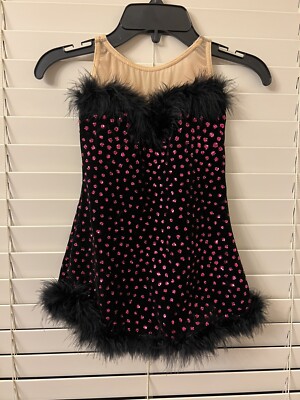 Weissman Dance Costume Child Small Feather Dress, Briefs & Headpiece,A Few Snags