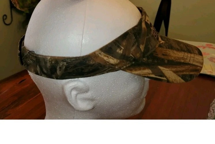 Drake waterfowl camo adjustable visor Hat cap Camouflage Nice Men's - Image 2 of 4
