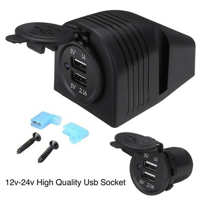 Zuverl?ssige 12V/24V Doppel USB Steckdose f��r Outdoor Fahrzeuge wie Caravan un