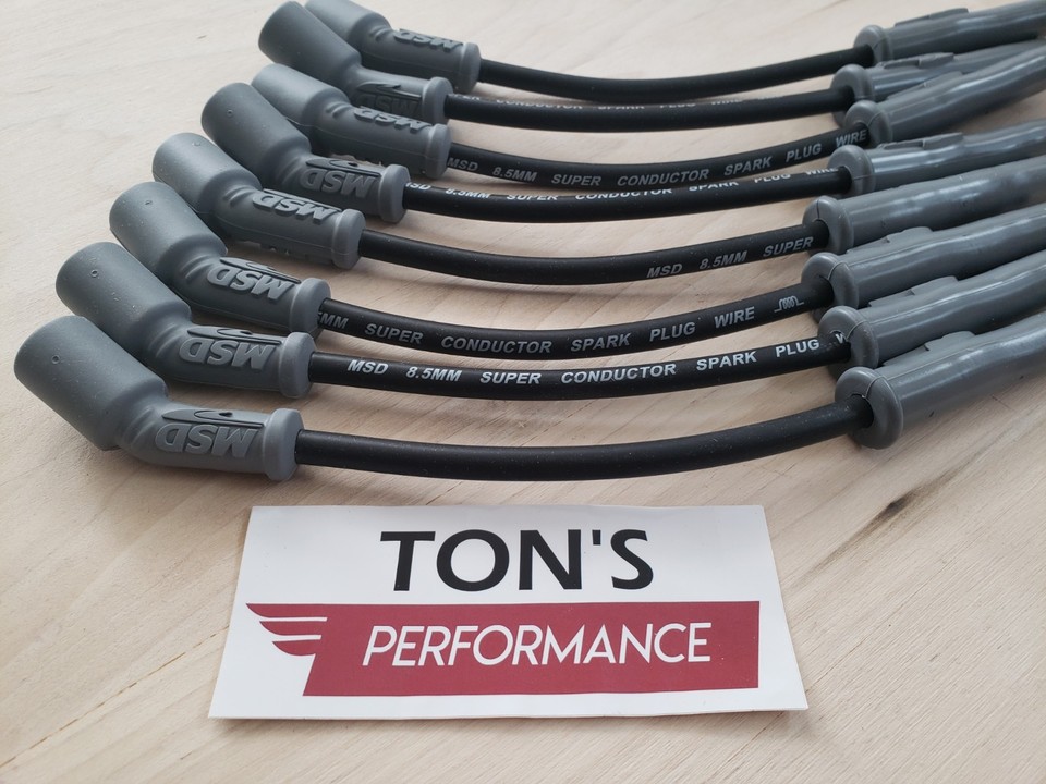 MSD 32829 99+ Chevy Truck LS1 8.5mm Red Spiral Core Multi Angle Plug Wire Set - Foto 3