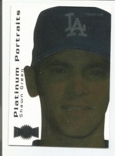 2000 Skybox Metal Platinum Portraits Shawn Green #PP10 Los Angeles Dodgers