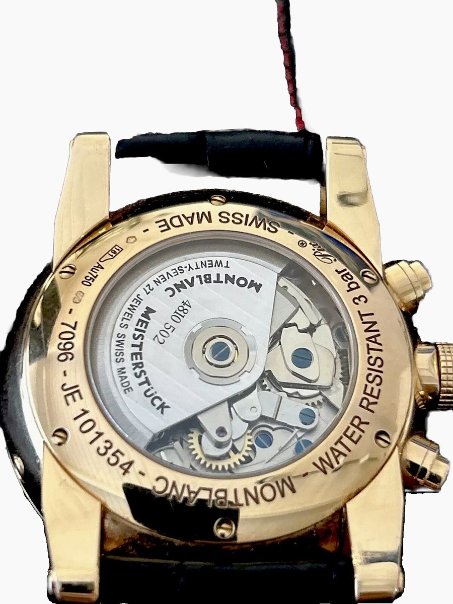 MontBlanc Meisterstuck 18k Solid Gold Automatic Chronograph