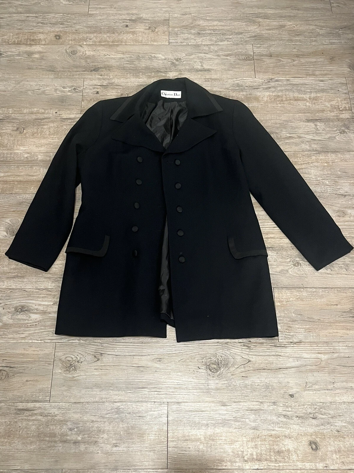 Blazer nero Christian Dior taglia 16 donna