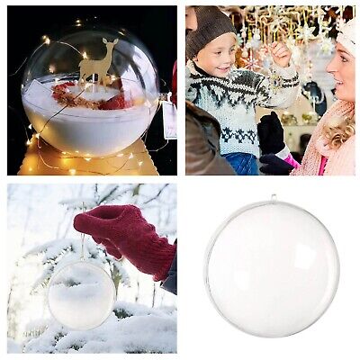 Gnome Hats for Crafts Small 10 Pack Clear Plastic Fillable Ornaments  Christmas