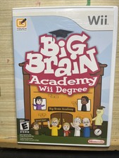 Big Brain Academy: Wii Degree (Nintendo Wii, 2007) Tested Working
