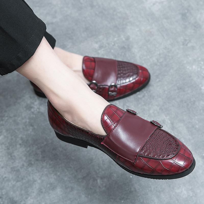 SAOLA Scarpe Oxford da uomo formali primavera autunno abito inglese business matrimonio pull on