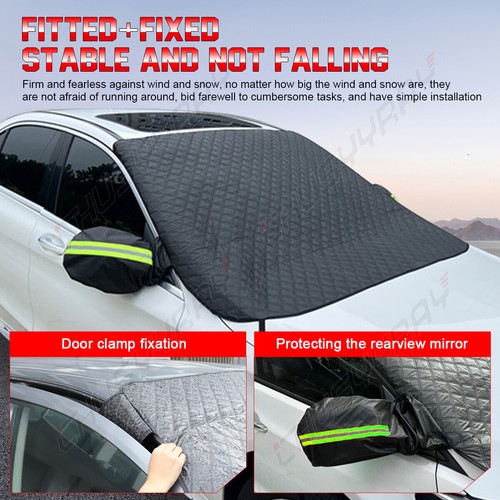 Upgrade Winter Magnetic Car Front Windshield Cover Protector For Tesla Model 3 - Picture 12 of 12