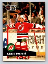 Chris Terreri 1991-92 Pro Set #137 New Jersey Devils