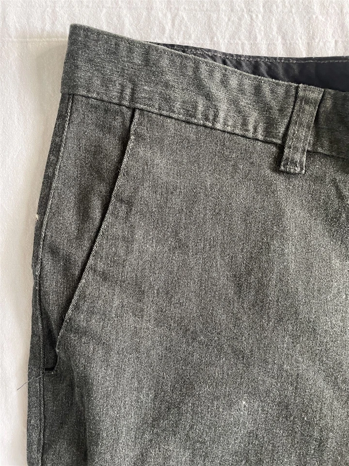 Lot 2 Volcom 38x10.5" Blue Gray A09117V3 Vmonty Chino Mens Shorts - Image 2 of 4