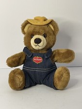 Vintage 1985 Dakin Del Monte  Brawny Bear Marketing Advertising Plush 10  