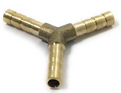 4 Stück Messing T-Stück Schlauchverbinder 6 Mm – Für Druckluft, Wasser, Kraftstoff & Mehr