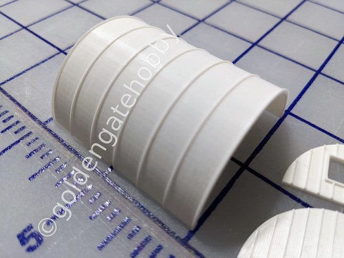 N Scale Quonset Hut 3D Printed Structure Kit, White, High Quality, In Stock! - Picture 3 of 9