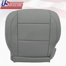 2005-2008 Driver Bottom Genuine Leather Seat Cover For Nissan Titan Se Gray